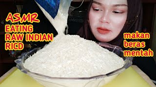 ASMR RAW INDIAN RICE EATING SOUNDS | MAKAN BERAS MENTAH FUNJAB | 生ご飯を食べる | 밥을 먹다 | 吃生米