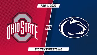 Select Matches: Ohio State vs. Penn State | Big Ten Wrestling | Feb. 4, 2022