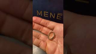 Reviewing Mene Platinum Wedding Band