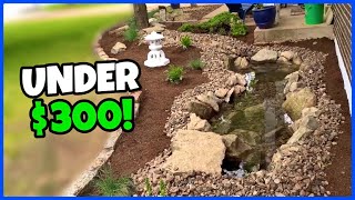 DIY Budget Pond Build For Under $300!