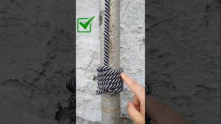 Quick knots. Knotting method. #diy #lifehacks #knotskill #rope #woodworking #survivalknots