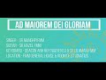 Ad Maiorem Dei Gloriam (Latin & Burmese) by Sr. Nianghpi FMM