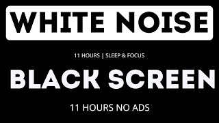 Low Frequency White Noise | No Ads | 11 Hours | Sleep \u0026 Focus