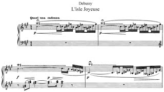 Claude Debussy - L'isle joyeuse [With score]