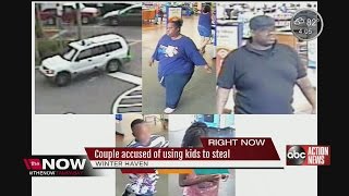 Couple accused of using kids to steal at a Winter Haven Walmart