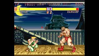 스파2 강좌 - 스파2 강의 - 장기에프 스크류 연계기 . 점프킥후 스크류 콤보 zangief combo sf2ce Tutorial 강좌