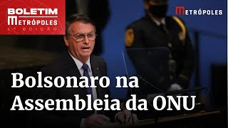 Na ONU, Bolsonaro cita temas de campanha, ataca o PT e defende pauta conservadora