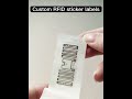 custom rfid sticker label price tag rfidtag rfid pricetag customlabels sticker label