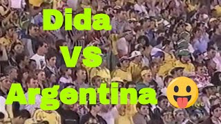 Dida  vs , Argentina (Quartas de final de copa america de 1999)