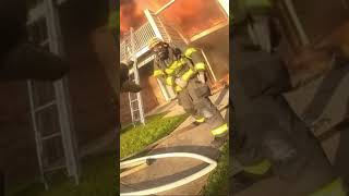 Firefighter Helmet Cam Structure Fire..