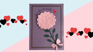 DIY Mother's Day Card Idea - Hướng dẫn làm thiệp tặng mẹ #5
