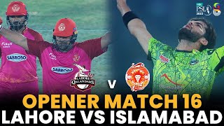 Opener | Lahore Qalandars vs Islamabad United | Match 16 | HBL PSL 8 | MI2A