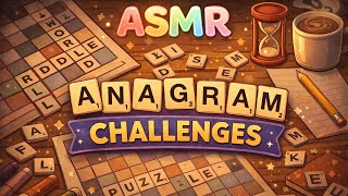 ASMR - Anagram Challenges #1. Gum Chewing. Soft Spoken.