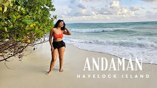 Exploring Havelock - Andaman Pt 1 | Reaching Havelock Island | Asia's best Beach | Cafes \u0026 Veg Food