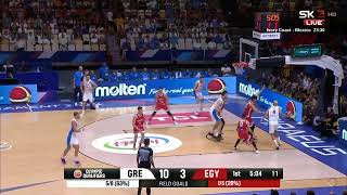 Konstantinos Mitoglou | 16 PTS | Greece vs Egypt | Olympic Qualifying Tournament Highlights