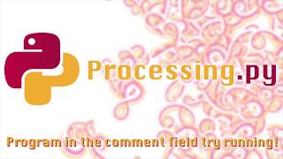 Python Art #67 BezierLine【Processing.py】
