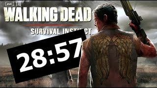 The Walking Dead: Survival Instinct. Speedrun 28:57 (Beat the game, Relics)