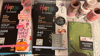 Planner Supply Haul/Hobby Lobby/Walmart & Happy Planner