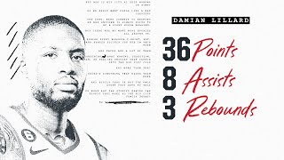 Damian Lillard Highlights (36 points) | Portland Trail Blazers | Dec. 10, 2022