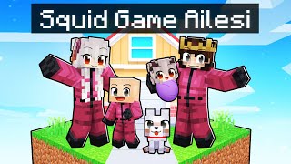 SQUİD GAME AİLESİ OLDUK 😱 - Minecraft