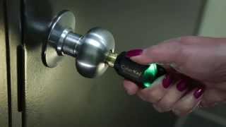 CyberLock Overview: An Access Control System using Smart Locks and Keys without having to hardwire
