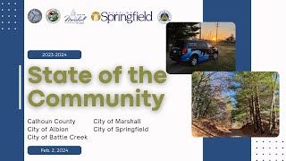 2023-2024 Calhoun County State of the Community - Feb. 2, 2024