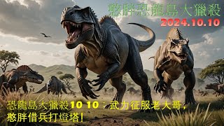 恐龍島大獵殺10.10：武力征服老大哥，憨胖借兵打燈塔！The isle 恐龍島 憨胖 #恐龙岛 #憨胖 #恐龍島 #theisle #恐龍