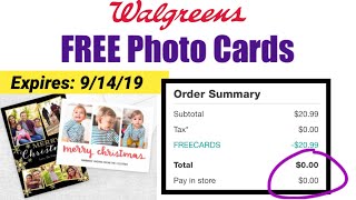 Walgreens | How To Get Free Photo Cards | Walgreens Photo Printing | Freebie