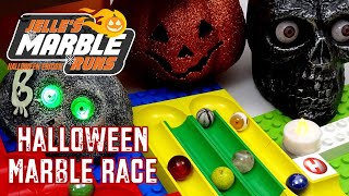 Halloween Marble Race 3 with Hubelino Tower- Jelle's Marble Runs