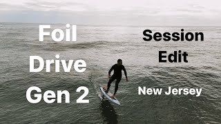 Foil Drive Gen 2 | F-one Skate 1050 | Single Session Edit | New Jersey 4k