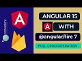 Angular 15 with angularfire 7 - Full CRUD Operation