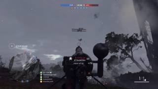 Only In Battlefield 1 - Direct hit on pilot with AT-gun