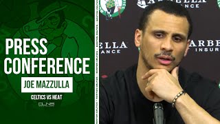 Joe Mazzulla LOVED Jaylen Brown and Duncan Robinson Scuffle | Celtics vs Heat