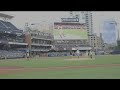 CBS 8's morning crew throws out the first pitch at Petco Park