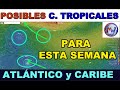 ATLÁNTICO y CARIBE: POSIBLES CICLONES PARA ESTA SEMANA