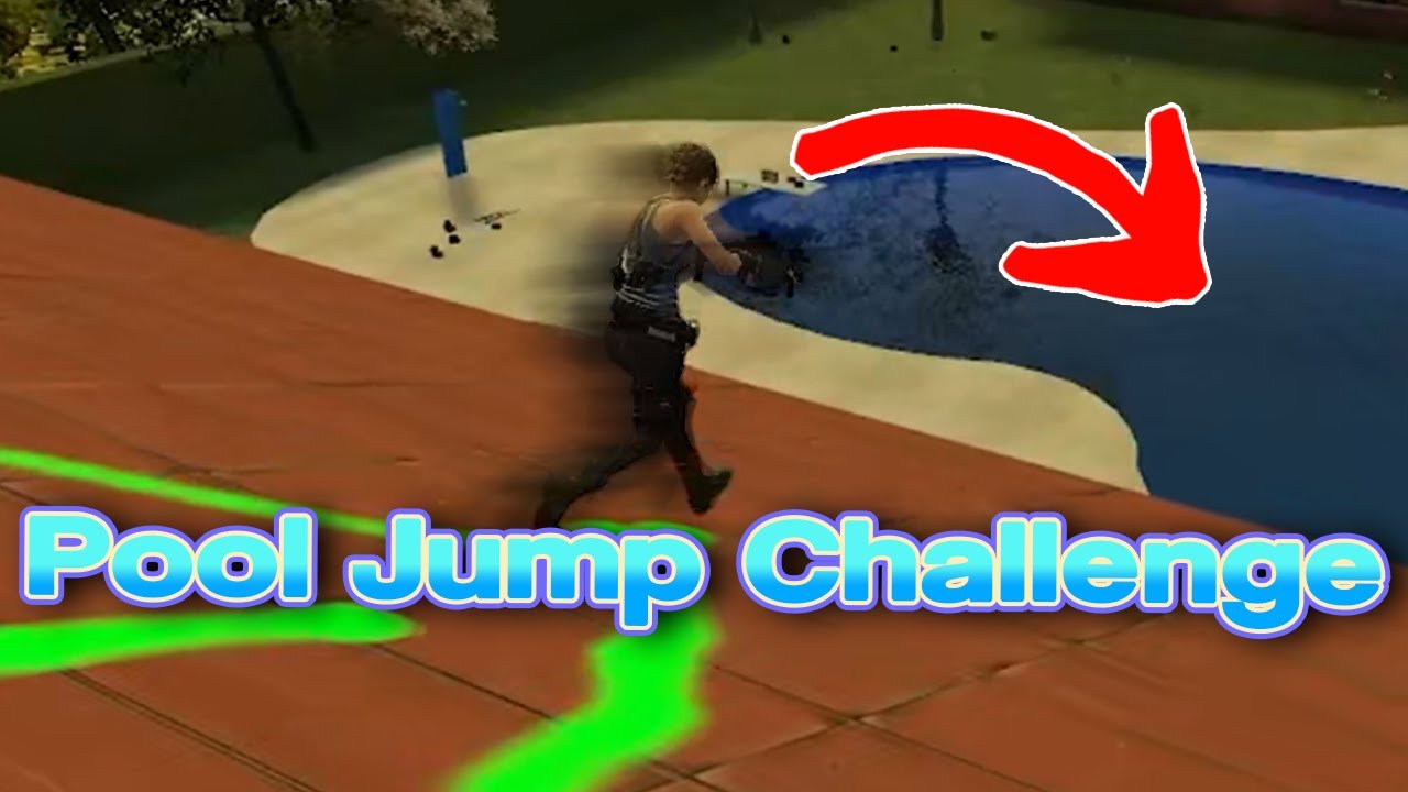 Pool Jump Challenge Youtube