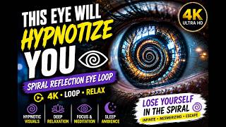 THIS EYE WILL HYPNOTIZE YOU 👁️🌀 | Spiral Reflection Loop 4K