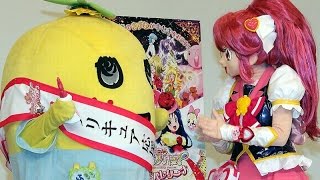 ふなっしー「プリキュア」レギュラー出演に意欲！　「映画ハピネスチャージプリキュア！人形の国のバレリーナ」公開アフレコ(2)