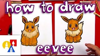How To Draw Eevee Pokemon