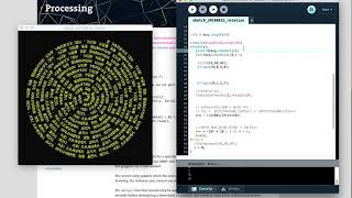 Processing - Rotating words 20160816