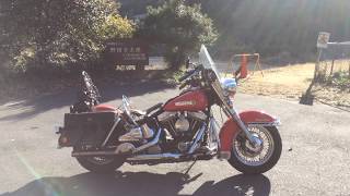 ★1988 Evolution Red Harley Davidson FLSTC Heritage Softail Classic☆