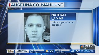 Manhunt underway in Angelina County for 'armed and dangerous' suspect