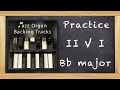 practice jazz 2 5 1 bb major backing track