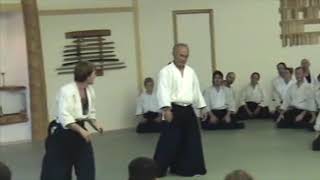 Chiba Sensei at Aikido of Champlain Valley gyakute kotegaeshi clip 2