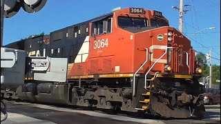 CN 3064 Leads a Manifest through Griffith, IN