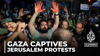 West Jerusalem demonstrations: Protests following release of Hamas video