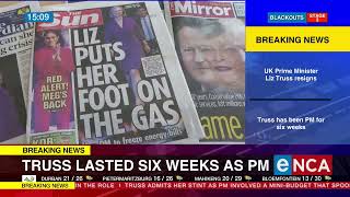 UK Prime Minister resigns