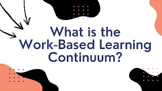 What is the Work-Based Learning Continuum?