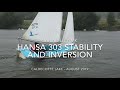 milton keynes sailability hansa 303 inversion and keel test