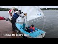 milton keynes sailability hansa 303 inversion and keel test